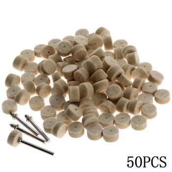 50Pcs Wool Felt Polishing Buffing Wheel Grinding Polishing Pad+2Pcs 3.2 Mm Shanks For Dremel Rotary Tool Dremel Accessories
50Pcs Wool Felt Polishing Buffing Wheel Grinding Polishing Pad+2Pcs 3.2 Mm Shanks For Dremel Rotary Tool Dremel Accessories