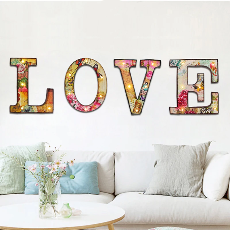 English Letters LED Lighting Retro Murals Cafe Bar Wall Decorations Loft American Pendant Combination Ornament Decorative Design
English Letters LED Lighting Retro Murals Cafe Bar Wall Decorations Loft American Pendant Combination Ornament Decorative Design