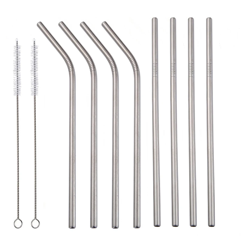 8Pcs/Set 304 Stainless Steel Straws Diameter 6mm Reusable Drinking Straw Rainbow Metal Straw With 2Pcs Brushes
8Pcs/Set 304 Stainless Steel Straws Diameter 6mm Reusable Drinking Straw Rainbow Metal Straw With 2Pcs Brushes