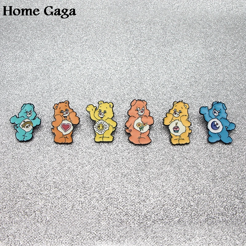 Homegaga Care bear Zinc tie cartoon Funny Pins backpack clothes brooches for men women hat decoration badges medals D1107
Homegaga Care bear Zinc tie cartoon Funny Pins backpack clothes brooches for men women hat decoration badges medals D1107