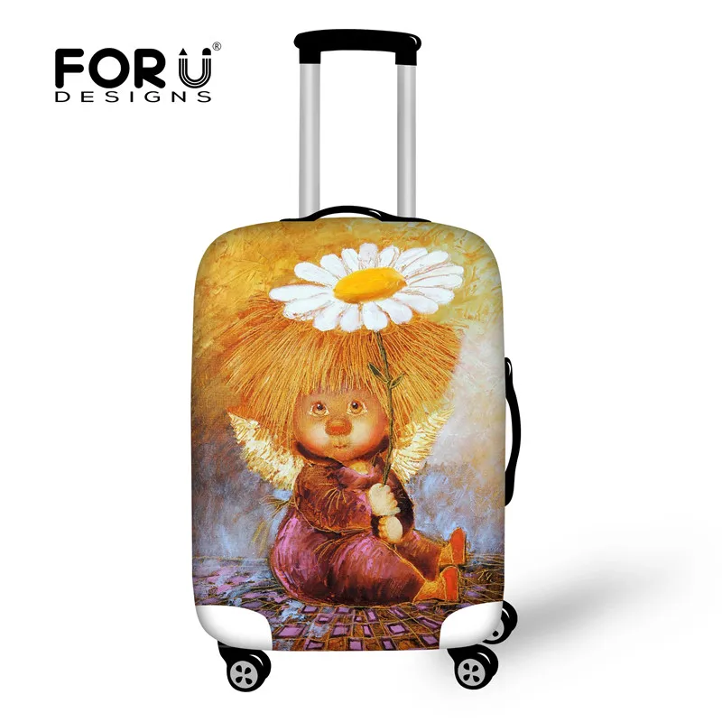 FORUDESIGNS 2019 аксессуары для чемодана эластичный пылезащитный чехол багажа милый