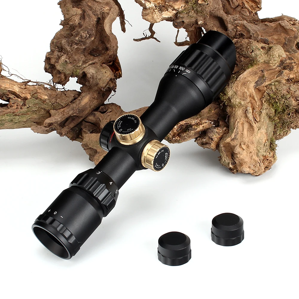 ohhunt 3-9X32 AOL Compact Hunting Optics Riflescopes Mil dot Illuminated Reticle Angled Integral Sunshade Tactical Rifle Scope (7)