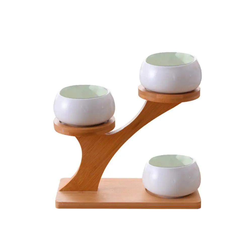 Modern Round Garden Pot For Living Room Desktable Decorative Nursery Succulent Plant Pot + Wooden Treetop Bamboo Holder Trays
Modern Round Garden Pot For Living Room Desktable Decorative Nursery Succulent Plant Pot + Wooden Treetop Bamboo Holder Trays