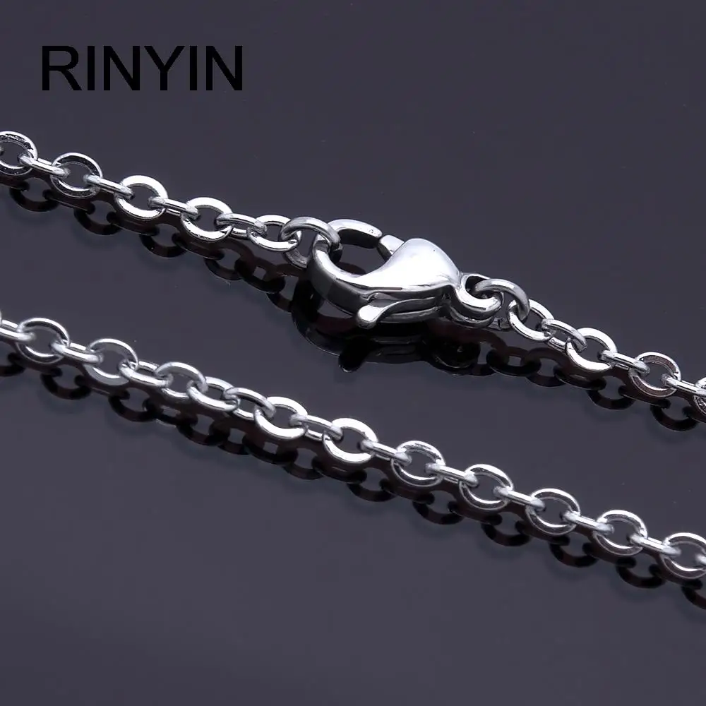 Men Women Jewerly 1mm 16" 18" 20" 22" 24" Inches Links Chain Fashion Necklace Stainless Steel Necklace Classic Pop Rolo Chains
Men Women Jewerly 1mm 16" 18" 20" 22" 24" Inches Links Chain Fashion Necklace Stainless Steel Necklace Classic Pop Rolo Chains