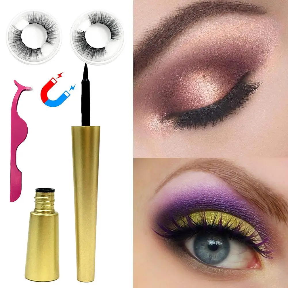 Waterproof 6D Magnetic Liquid Eyeliner 1 Pair Magnet False Eyelashes With Tweezers Long Lasting Eye Liner Eyelashes Extension
Waterproof 6D Magnetic Liquid Eyeliner 1 Pair Magnet False Eyelashes With Tweezers Long Lasting Eye Liner Eyelashes Extension