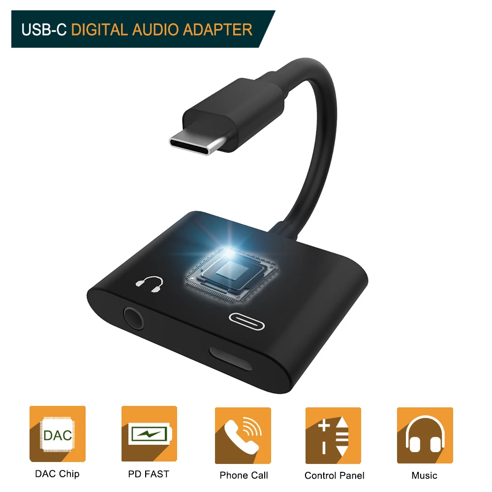 Type C Male To 3.5mm Digital Audio Female Stereo Earphone Jack Fast Charging Adapter For Huawei P20 Google Pixel 2/2XL/3/3XL
Type C Male To 3.5mm Digital Audio Female Stereo Earphone Jack Fast Charging Adapter For Huawei P20 Google Pixel 2/2XL/3/3XL