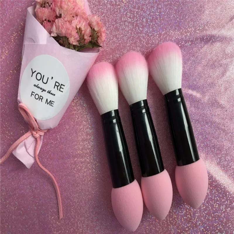 1pc Professional Blusher Brush Make up Brushes Two Head Nylon Hair Metal Cosmetic Tools with Sponge Free Shipping
1pc Professional Blusher Brush Make up Brushes Two Head Nylon Hair Metal Cosmetic Tools with Sponge Free Shipping