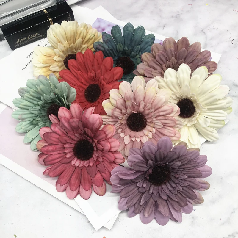 YOOROMER 5pcs Autumn Decoration Flower heads Sunflower Silk Artificial Flowers For Home Decoration Office Party Garden Decor
YOOROMER 5pcs Autumn Decoration Flower heads Sunflower Silk Artificial Flowers For Home Decoration Office Party Garden Decor