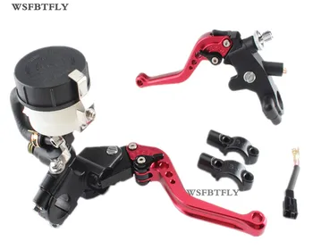 CNC Red Universal Motorcycle Brake Clutch Lever Master Cylinder For Sport bike/Street bike / Scooter / Dirt Bike with 7/8" 22mm
CNC Red Universal Motorcycle Brake Clutch Lever Master Cylinder For Sport bike/Street bike / Scooter / Dirt Bike with 7/8" 22mm