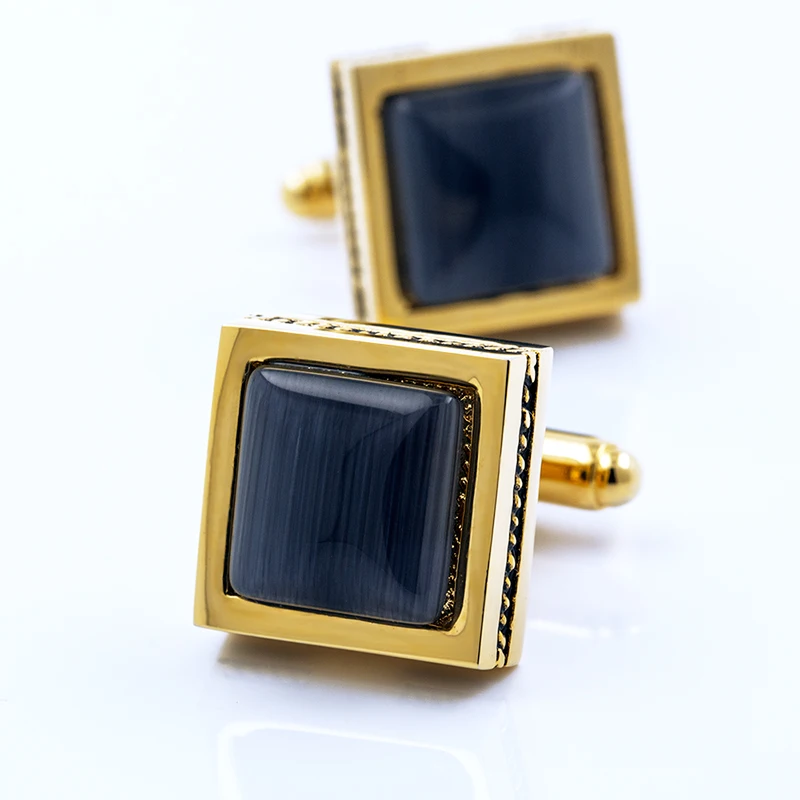 KFLK brand men's shirt cuff button high quality square black opal cufflink wedding gift button 2020 new products
KFLK brand men's shirt cuff button high quality square black opal cufflink wedding gift button 2020 new products