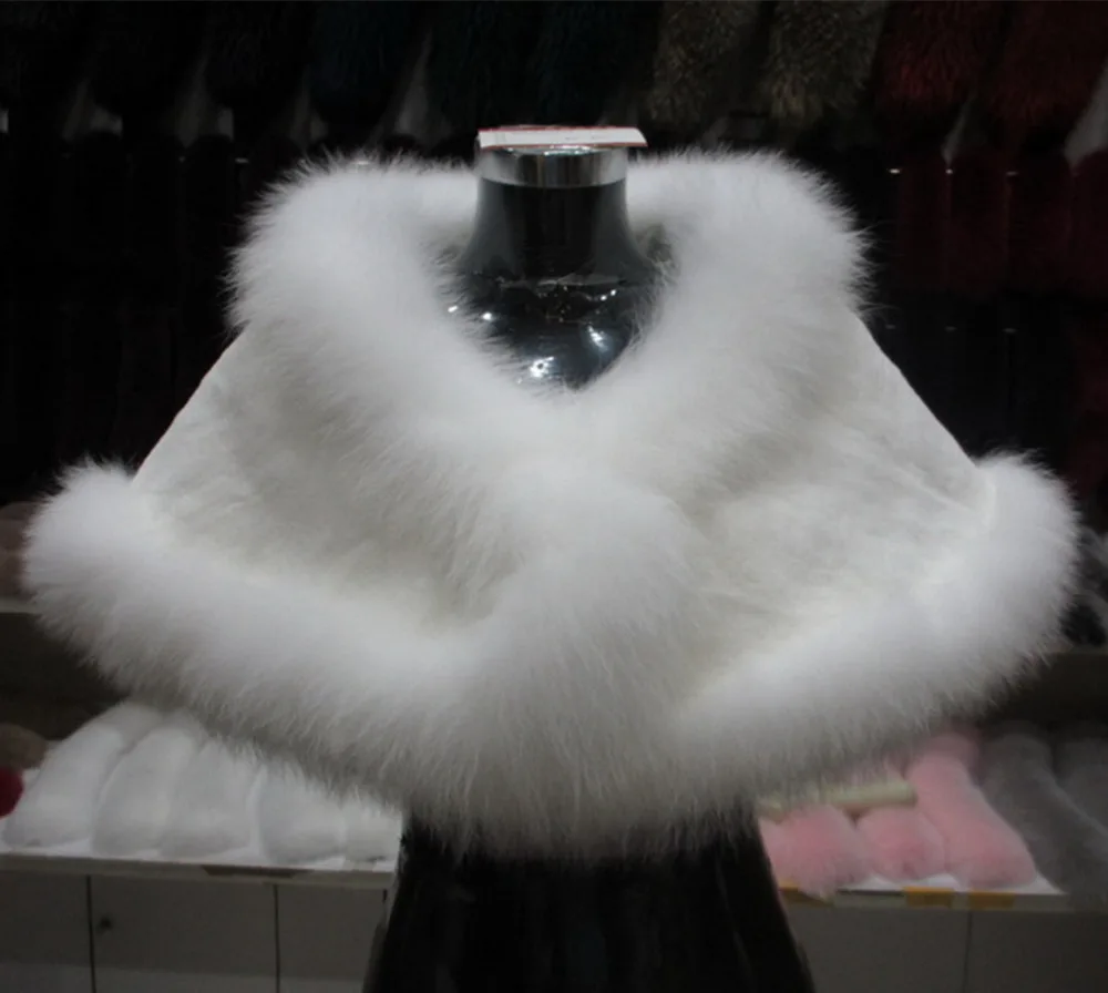 Jancoco Max S1031 New Fashion Women Real Fox Fur and rex rabbit fur poncho Fashion Married Bride Shawl
Jancoco Max S1031 New Fashion Women Real Fox Fur and rex rabbit fur poncho Fashion Married Bride Shawl