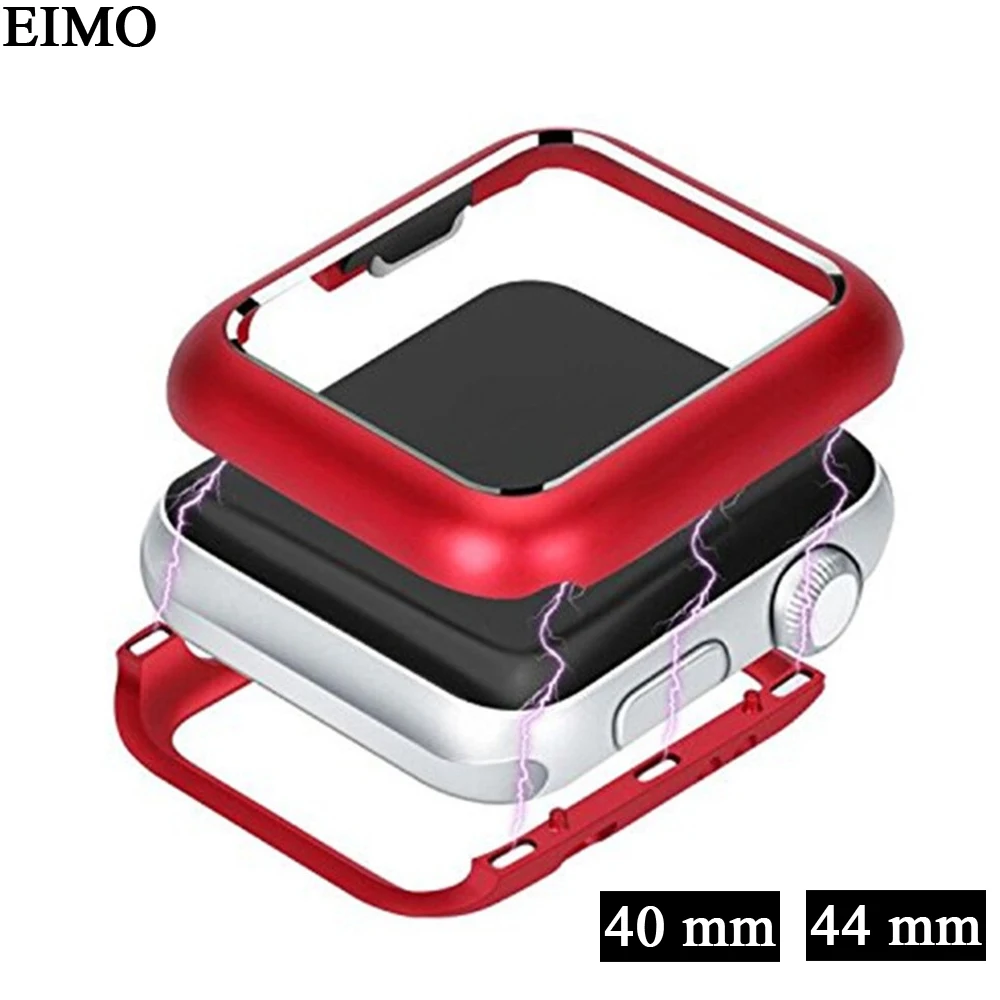 EIMO metal case cover For Apple Watch series 4 44mm/40mm iwatch 3 2 1 42mm/38mm magnetic adsorption protective frame shell
EIMO metal case cover For Apple Watch series 4 44mm/40mm iwatch 3 2 1 42mm/38mm magnetic adsorption protective frame shell