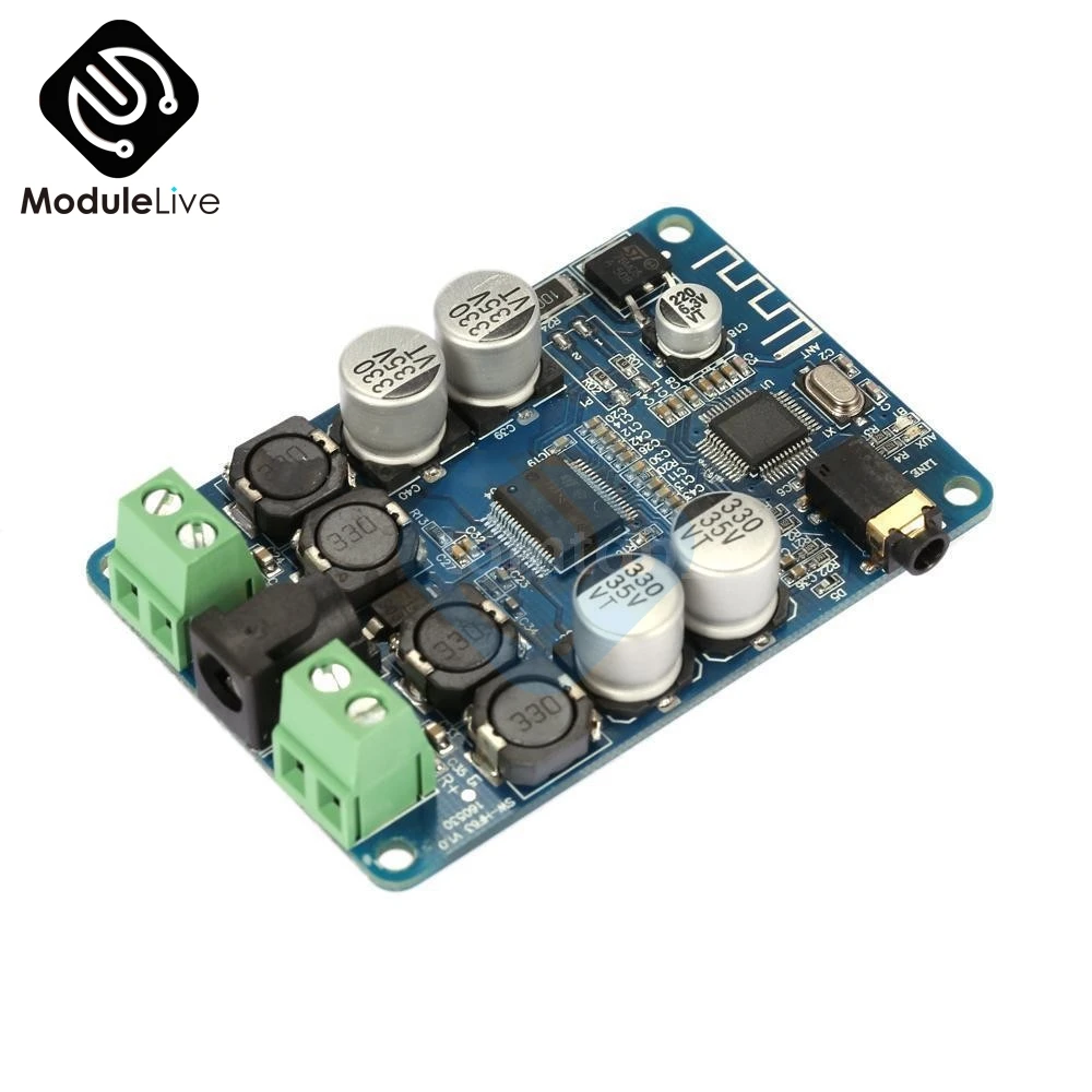 TDA7492P Bluetooth V2.1 Audio Receiver Power Amplifier Board With AUX Dual Channel 2 X 25W Module Diy Electronic PCB Board
TDA7492P Bluetooth V2.1 Audio Receiver Power Amplifier Board With AUX Dual Channel 2 X 25W Module Diy Electronic PCB Board