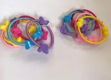 TS240 2018 ใหม่แฟชั่นสาวดีชุดหัวเชือกสีหัวเข็มขัดพลาสติกเด็กเล็กผมวงเครื่องประดับขายส่ง 5 ชิ้น/...(China)