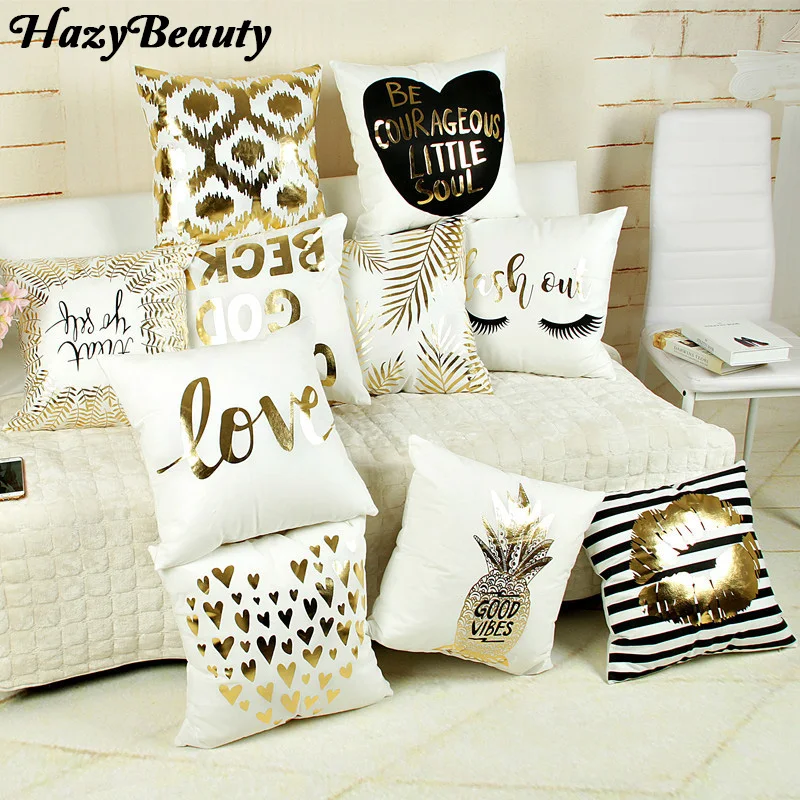 Bronzing Christmas Cushion Cover Gold Printed Pillow Cover Decorative Pillow Case Sofa Seat Car Pillowcase Soft
Bronzing Christmas Cushion Cover Gold Printed Pillow Cover Decorative Pillow Case Sofa Seat Car Pillowcase Soft