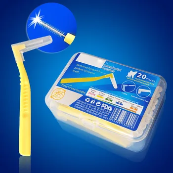 20Pcs L Shaped Interdental Brush 0.6 MM Denta Floss Interdental Cleaners Orthodontic Wire Brush Toothbrush Oral Care Toothpick
20Pcs L Shaped Interdental Brush 0.6 MM Denta Floss Interdental Cleaners Orthodontic Wire Brush Toothbrush Oral Care Toothpick