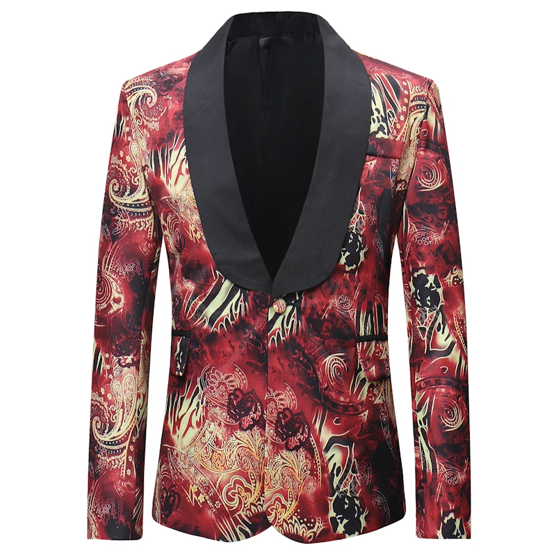 Loldeal Luxury Men Suit Unique Red Pattern One Button Suit Jacket Slim Fit Prom Suits Tuxedo Brand Wedding Party Blazer Jacket
Loldeal Luxury Men Suit Unique Red Pattern One Button Suit Jacket Slim Fit Prom Suits Tuxedo Brand Wedding Party Blazer Jacket