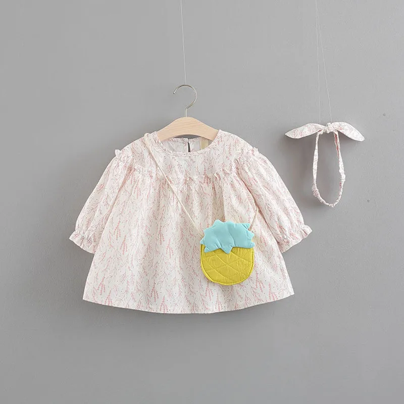 2018 New Autumn Infant Dress Cotton Long Sleeve Baby Dress Floral Printed Toddler Dress+Headband Fashion Baby Girls Clothes
2018 New Autumn Infant Dress Cotton Long Sleeve Baby Dress Floral Printed Toddler Dress+Headband Fashion Baby Girls Clothes