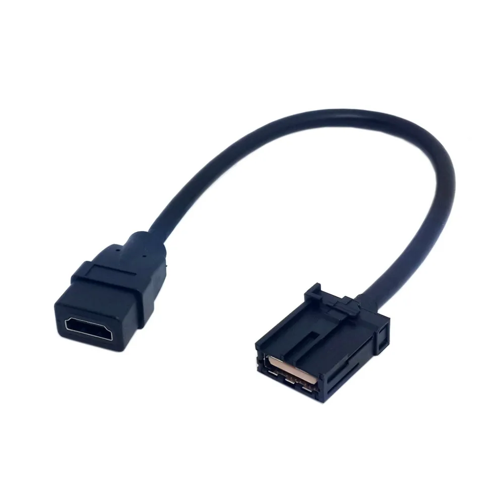 CYDZ High Speed HDMI 1.4 Type E Male to Type A Female Video Audio Cable 0.3m Automotive Connection System Grade Connector
CYDZ High Speed HDMI 1.4 Type E Male to Type A Female Video Audio Cable 0.3m Automotive Connection System Grade Connector
