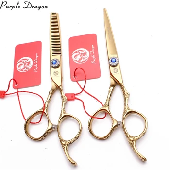 5.5" 6.0" 440C Gold Cutting Scissors Thinninng Shears Dogs Shears Plum Handle Grooming Scissors Professional Pets Scissors Z9002
5.5" 6.0" 440C Gold Cutting Scissors Thinninng Shears Dogs Shears Plum Handle Grooming Scissors Professional Pets Scissors Z9002