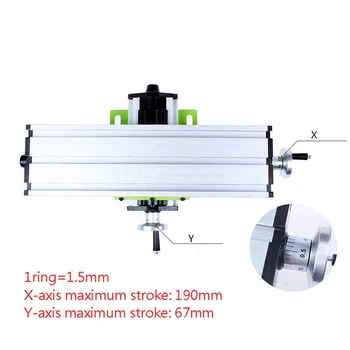 Precision Workbench X Y-Route Adjustment MINI Milling Machine Multifunction Miller Bench Drill Vise Fixture DIY Coordinate Table
Precision Workbench X Y-Route Adjustment MINI Milling Machine Multifunction Miller Bench Drill Vise Fixture DIY Coordinate Table