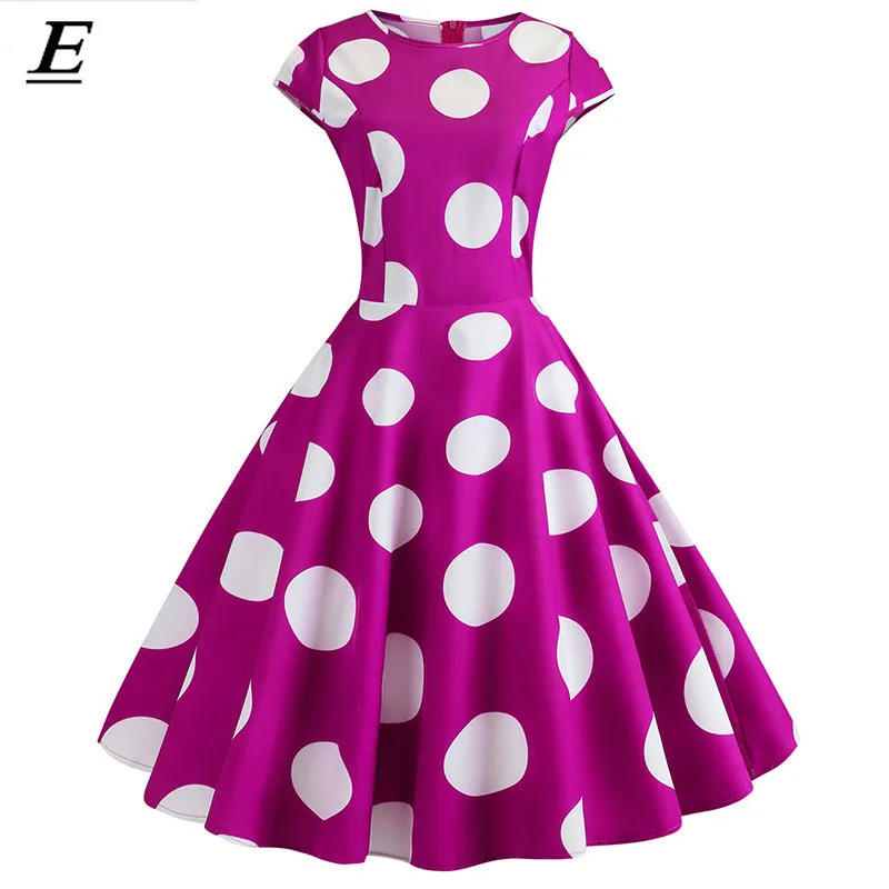 White Polka Dot Dress Women Summer Short Sleeve Hepburn Dresses Retro Robe Vintage Dress 50s 60s Rockabilly Pin Up Plus Size
White Polka Dot Dress Women Summer Short Sleeve Hepburn Dresses Retro Robe Vintage Dress 50s 60s Rockabilly Pin Up Plus Size