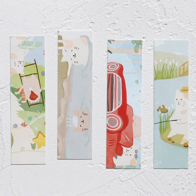30 Pcs/Set Novelty Cat's One Day Paper Bookmark Cartoon Book Holder Message Card Promotional Gift Stationery
30 Pcs/Set Novelty Cat's One Day Paper Bookmark Cartoon Book Holder Message Card Promotional Gift Stationery