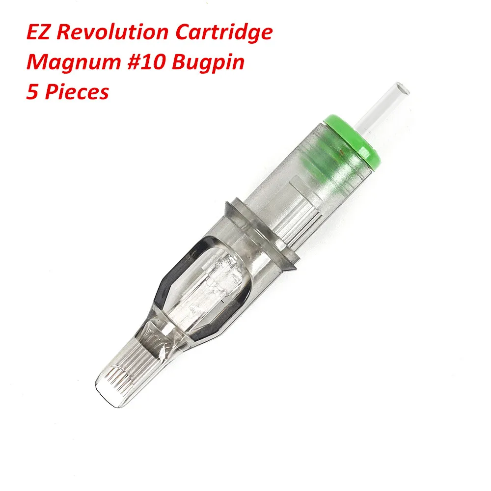 EZ Revolution Cartridge Needles #10 Bugpin Tattoo Needles Regular Long Taper 5.5 mm Magnum for Cartridge Tattoo Machines 5 pcs
EZ Revolution Cartridge Needles #10 Bugpin Tattoo Needles Regular Long Taper 5.5 mm Magnum for Cartridge Tattoo Machines 5 pcs