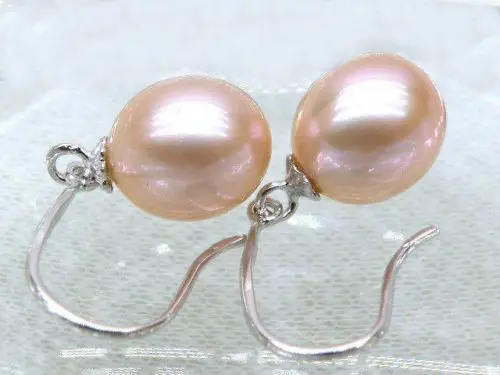 hot Beautiful AAA+11-13mm pink South Sea Charming Pearl Earrings 14K white Goldr
hot Beautiful AAA+11-13mm pink South Sea Charming Pearl Earrings 14K white Goldr