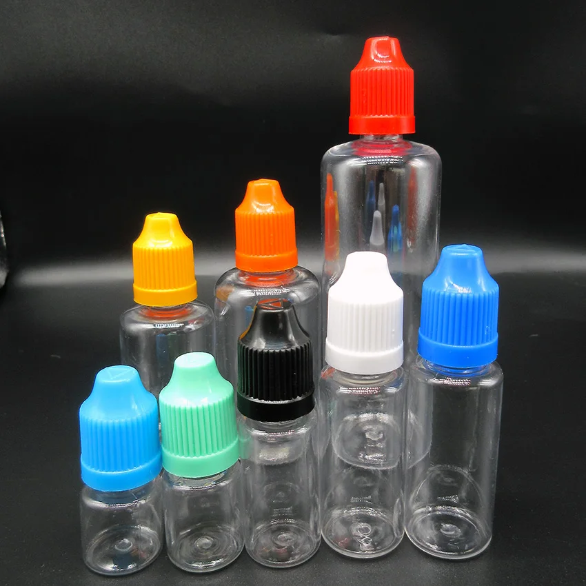 PET childproof cap dropper bottle