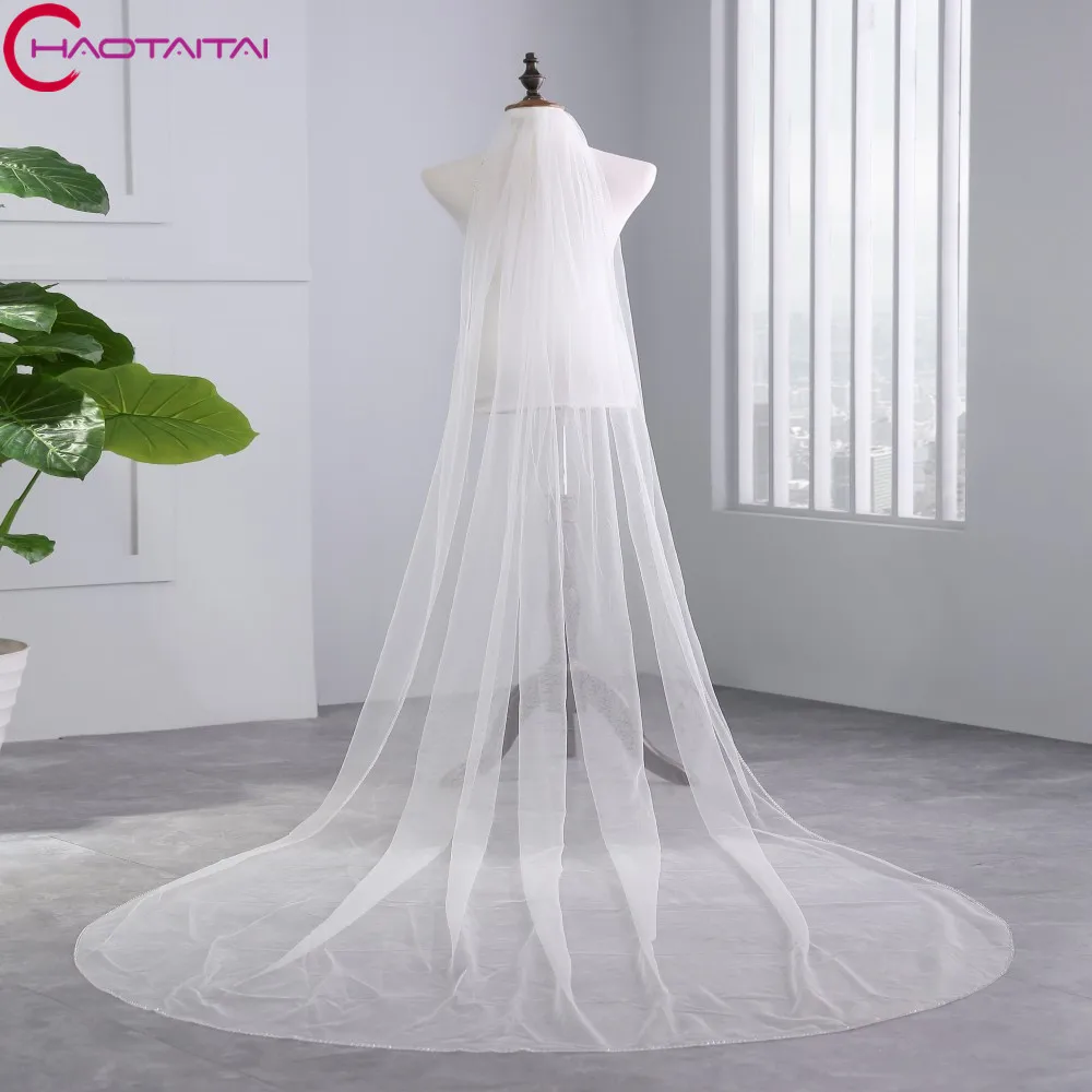 New Arrival BlingBling Bridal Veil 2018 New Rhinestones Edge 3-Meter Length Soft Tulle Wedding Veils
New Arrival BlingBling Bridal Veil 2018 New Rhinestones Edge 3-Meter Length Soft Tulle Wedding Veils