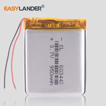 603442 063442 3.7V 950mAh Lithium polymer battery rechargeable lipo flashlight diode MP3 player vertical computer mouse dvr
603442 063442 3.7V 950mAh Lithium polymer battery rechargeable lipo flashlight diode MP3 player vertical computer mouse dvr