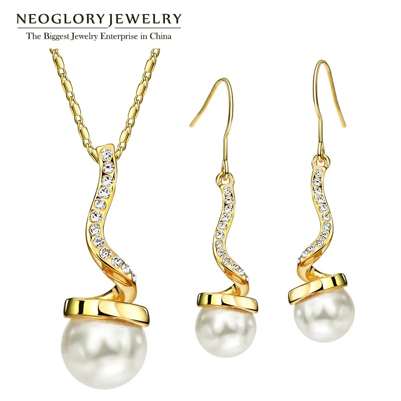 Neoglory Jewelry Sets With Necklaces Earrings Austria Rhinestone Simulated Pearl For Women 2018 New Birthday Gifts G1
Neoglory Jewelry Sets With Necklaces Earrings Austria Rhinestone Simulated Pearl For Women 2018 New Birthday Gifts G1