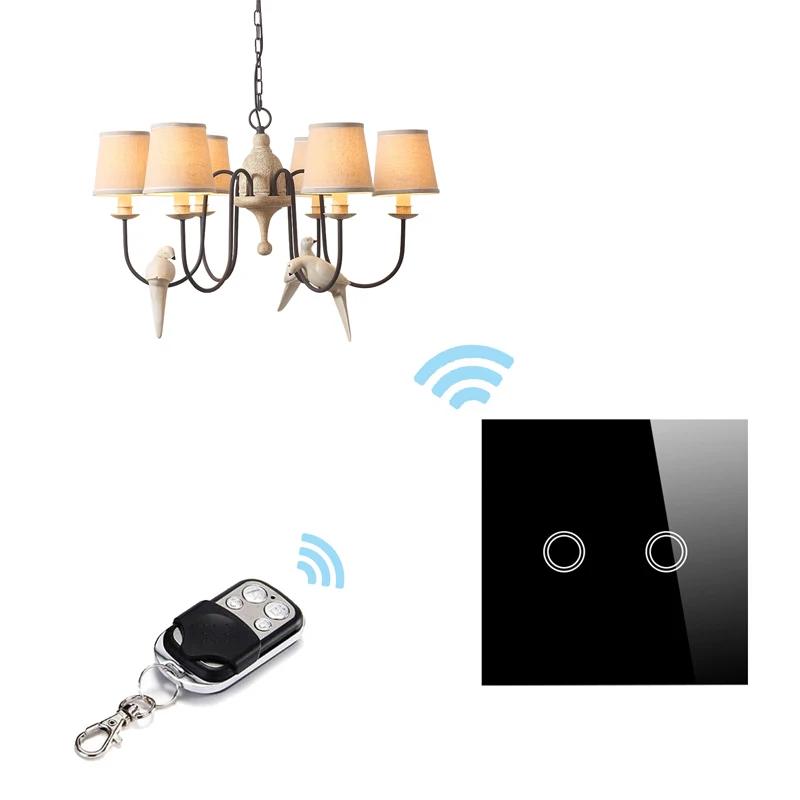 Universal wireless remote control controller lighting switch 433mhz rf remote wall switch EU switch for smart home automation
Universal wireless remote control controller lighting switch 433mhz rf remote wall switch EU switch for smart home automation