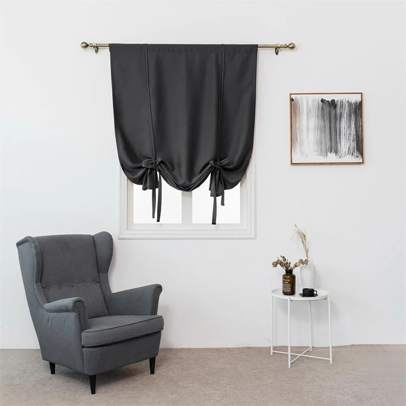LOVINSUNSHINE Short Roman Curtain Solid Color Tie Up Black Out Window Curtains Rod Pocket For Living Room Kitchen AB#199
LOVINSUNSHINE Short Roman Curtain Solid Color Tie Up Black Out Window Curtains Rod Pocket For Living Room Kitchen AB#199