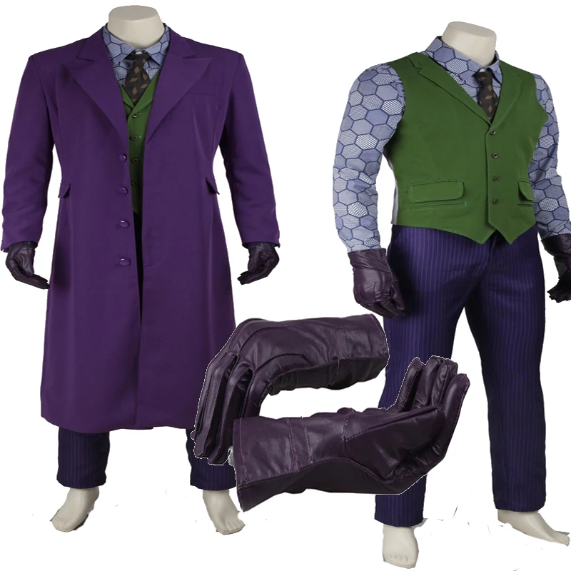Original The Dark Knight Joker From Batman Cosplay Costume Full Suit Halloween Customized
Original The Dark Knight Joker From Batman Cosplay Costume Full Suit Halloween Customized