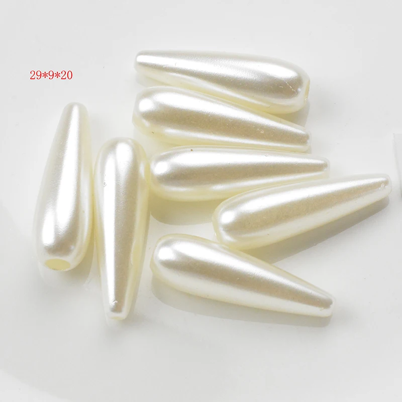 FLTMRH 3pcs 20*9mm ABS Ivory Imitation Pearl Tear Drop DIY Beads Whol esale Straight Hole Water Drop Beads Foery Making
FLTMRH 3pcs 20*9mm ABS Ivory Imitation Pearl Tear Drop DIY Beads Whol esale Straight Hole Water Drop Beads Foery Making