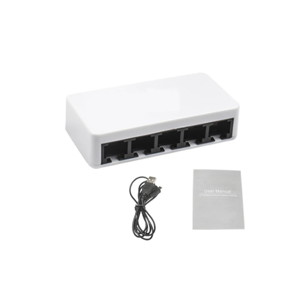 5 Ports Fast Ethernet 10/100Mbps Network Switch Desktop Laptop Lan Hub Power By Micro USB Mini size
5 Ports Fast Ethernet 10/100Mbps Network Switch Desktop Laptop Lan Hub Power By Micro USB Mini size