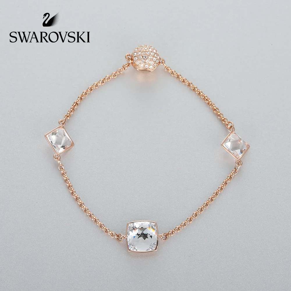 Original Genuine Swarovski SWA REMIX COLLECTION Charming invisible magnetic buckle bracelet female jewelry 5373210
Original Genuine Swarovski SWA REMIX COLLECTION Charming invisible magnetic buckle bracelet female jewelry 5373210