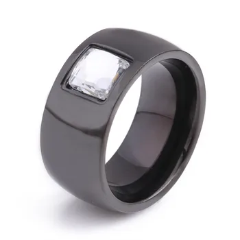 Men and women of Gold-Color Stainless steel CZ stone rings personality Wedding Ring
Men and women of Gold-Color Stainless steel CZ stone rings personality Wedding Ring