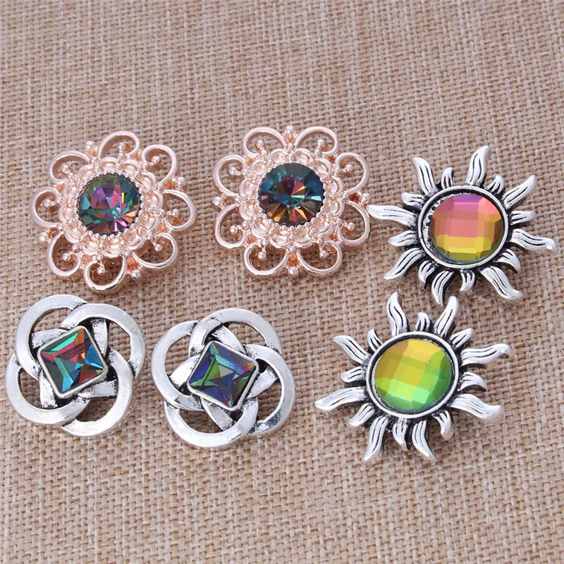 6pcs/lot New Snap Button Jewelry Rose Gold Rhinestone Flower 18mm Snap Buttons Fit Snap Bracelet Necklace For Women ZA591G
6pcs/lot New Snap Button Jewelry Rose Gold Rhinestone Flower 18mm Snap Buttons Fit Snap Bracelet Necklace For Women ZA591G