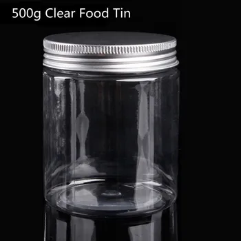 Wholesale Empty 1pc/lot 500g 16oz Clear Plastic Food Can Candy Container Tin with Aluminum Metal Lid
Wholesale Empty 1pc/lot 500g 16oz Clear Plastic Food Can Candy Container Tin with Aluminum Metal Lid