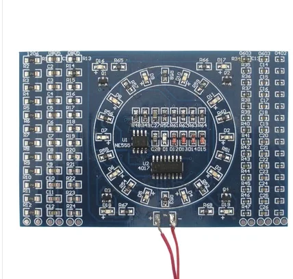 DIY CD4017 Rotating LED SMD NE555 Soldering Practice Board DIY Kit Fanny Skill Training Electronic Suit
DIY CD4017 Rotating LED SMD NE555 Soldering Practice Board DIY Kit Fanny Skill Training Electronic Suit