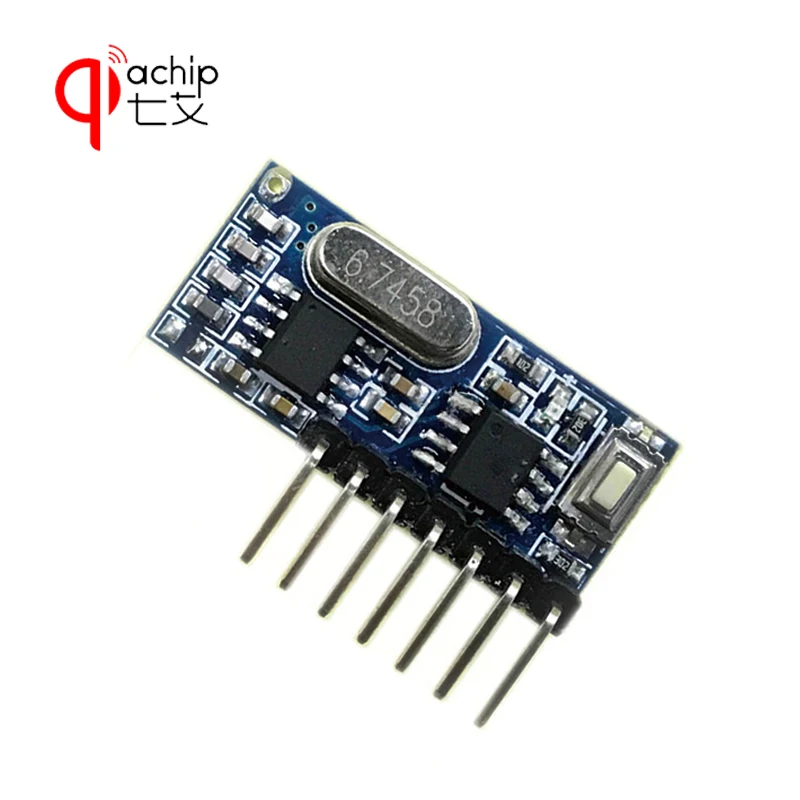 QIACHIP RF Receiver Learning Code Decoder Module 433 mhz Wireless 4 Channel output Diy kit For Remote Control 1527 encoding
QIACHIP RF Receiver Learning Code Decoder Module 433 mhz Wireless 4 Channel output Diy kit For Remote Control 1527 encoding