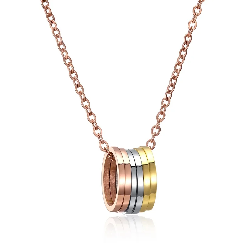 Romantic Fashion Jewelry Cute Necklace Women Stainless Steel Round Pendant Necklace For Female Clavicle Choker Necklace
Romantic Fashion Jewelry Cute Necklace Women Stainless Steel Round Pendant Necklace For Female Clavicle Choker Necklace