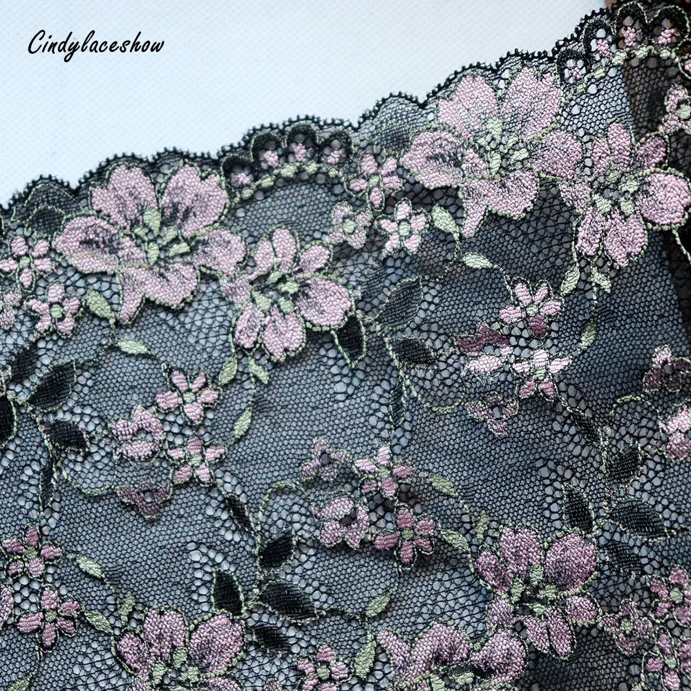 1 Yard 16.5 cm Wide Elastic Lace Trim Bra Clothing Accessories Sewing Applique Garters Stretch French Lace Fabric Black Purple
1 Yard 16.5 cm Wide Elastic Lace Trim Bra Clothing Accessories Sewing Applique Garters Stretch French Lace Fabric Black Purple