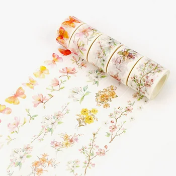1 Pcs Hot Sale Watercolor Flowers Scenery Washi Tape Adhesive Tape DIY Scrapbooking Sticker Label Masking Cute Tape
1 Pcs Hot Sale Watercolor Flowers Scenery Washi Tape Adhesive Tape DIY Scrapbooking Sticker Label Masking Cute Tape