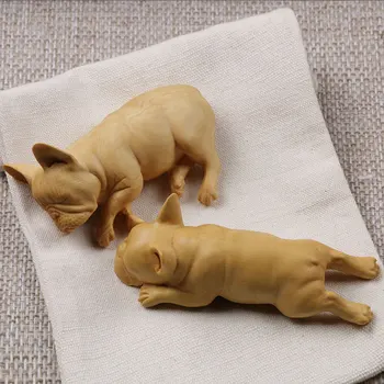 Wood Bulldog Statue Cute french Puppy Carving Dog wood statue anilmal home decoration Craft figurine Miniature
Wood Bulldog Statue Cute french Puppy Carving Dog wood statue anilmal home decoration Craft figurine Miniature