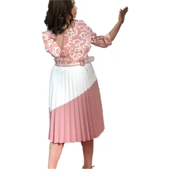 African Dresses For Women Spring Autumn Elegent Fashion Style African Women Polyester Knee-length Dress Plus Size L-3XL
African Dresses For Women Spring Autumn Elegent Fashion Style African Women Polyester Knee-length Dress Plus Size L-3XL