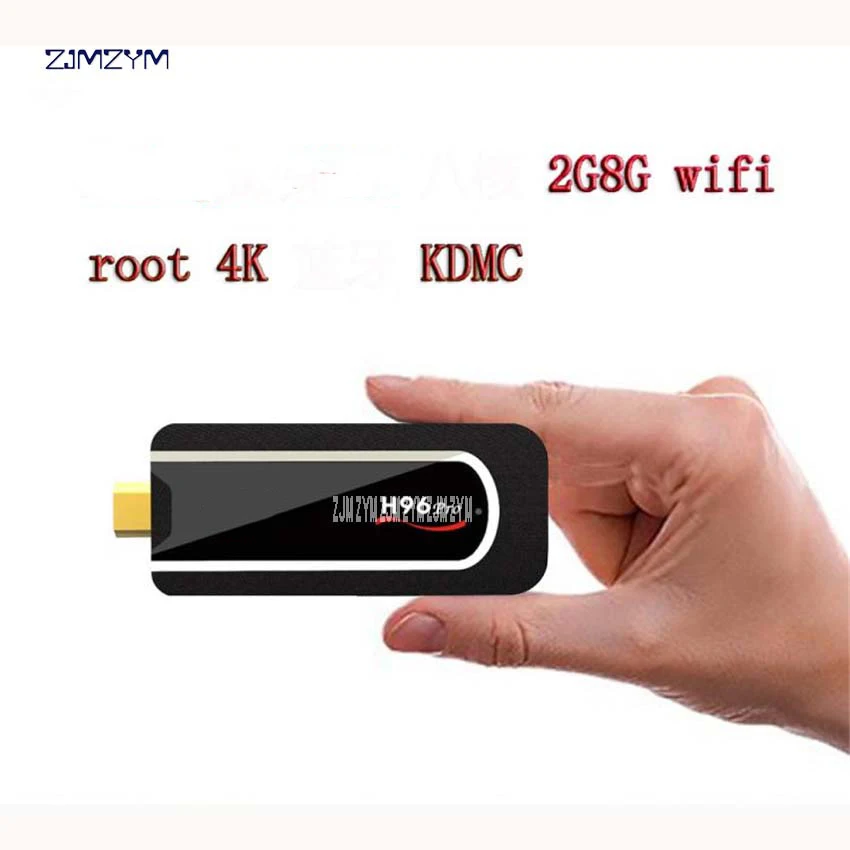 2017 H96 Pro 4K TV Stick Android 7 1 Smart dongle S912 Восьмиядерный 2G 8G H.265 DLNA маленькие мини ПК Bluetooth